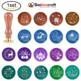 Autumn Cat Wax Seal Stamp 30mm for Invitations Cards Gift Wrap