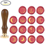 Moon Stars Wax Seal Stamp Retro Sealing Wax Stamp