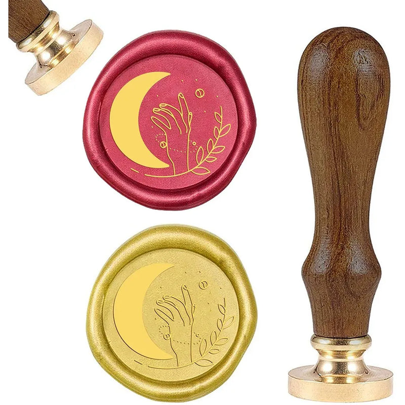 Moon Stars Wax Seal Stamp Retro Sealing Wax Stamp