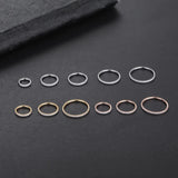 Titanium Nose Ring Hoop Septum Clicker Open Diaphr