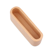 Wooden Business Card Holder Desk Organizer