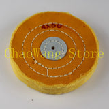 1PC Yellow Muslin Buffs Wheel Cotton Polishing Buffs