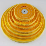 1PC Yellow Muslin Buffs Wheel Cotton Polishing Buffs