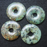 Natural African Turquoise Pendant Donut Shape 25mm 30mm 40mm