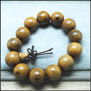 1PC Natural Wenge Wooden Plants Nuts Seeds Men Bracelets 18mm Powerful Bracelets