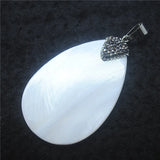 Yellow Lip Shell Pendant with Stone & Freshwater Pearl