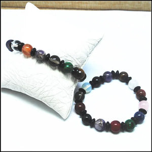 Men's Semi Precious Stone Bracelets 8mm 10mm 12mm, Various Colors