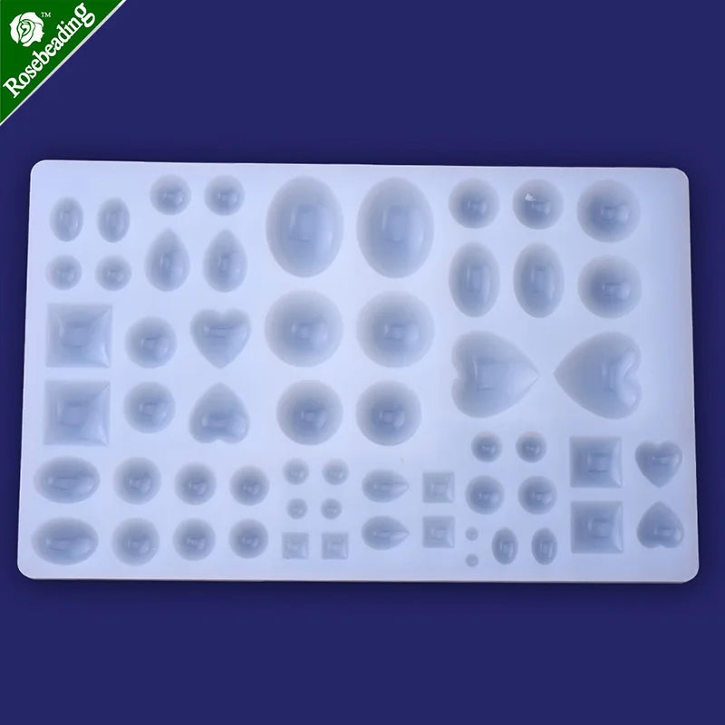 Triangle Square Silicone Mould DIY Resin Necklace Craft Jewelry Mold
