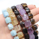 Tiger Eye Amethyst Citrine Faceted Beads 10MM for Jewelry Making