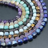 Tiger Eye Amethyst Citrine Faceted Beads 10MM for Jewelry Making