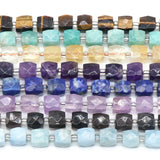 Tiger Eye Amethyst Citrine Faceted Beads 10MM for Jewelry Making