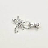 14K Bowknot Zircon Bracelet Buckle DIY Jewelry Accessory