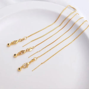14k Filled Universal Bracelet Necklace Diy Jewelry Pin Adjustable Bracelet