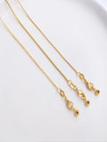 14k Filled Universal Bracelet Necklace Diy Jewelry Pin Adjustable Bracelet