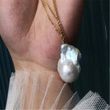 Baroque Pearl Necklace 18 inches Gift Jewelry