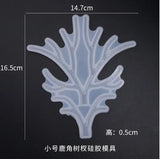 3D Cartoon Animal Christmas Deer Mold Crystal Epoxy DIY Mirror Mould