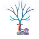 3D Cartoon Animal Christmas Deer Mold Crystal Epoxy DIY Mirror Mould