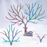 3D Cartoon Animal Christmas Deer Mold Crystal Epoxy DIY Mirror Mould