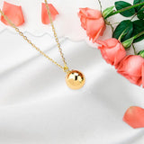 1PCS 4-8MM Round 14K Filled Pendant Smooth Ball Charms Jewelry Beads