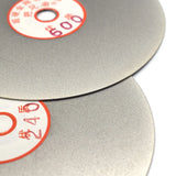 6in Diamond Grinding Disc Alloy Water Faceting Disc 12.7mm Holes