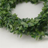 7m Green Flower Nylon Wire Leaves Rattan DIY Wreath Wedding Decor