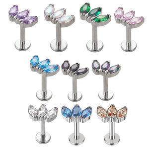 ASTM F-136 Titanium Cartilage Earring Labret Tragus Body Jewelry