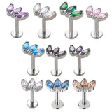 ASTM F-136 Titanium Cartilage Earring Labret Tragus Body Jewelry