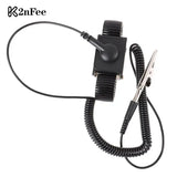 Anti Static Work Wrist Strap ESD Discharge Belt Ground Metal Bracelet Tool