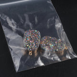 1PCS Agate Druzy Crystal Cluster Charm Pendant for DIY Jewelry