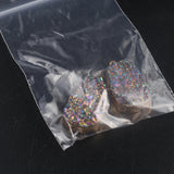 1PCS Agate Druzy Crystal Cluster Charm Pendant for DIY Jewelry
