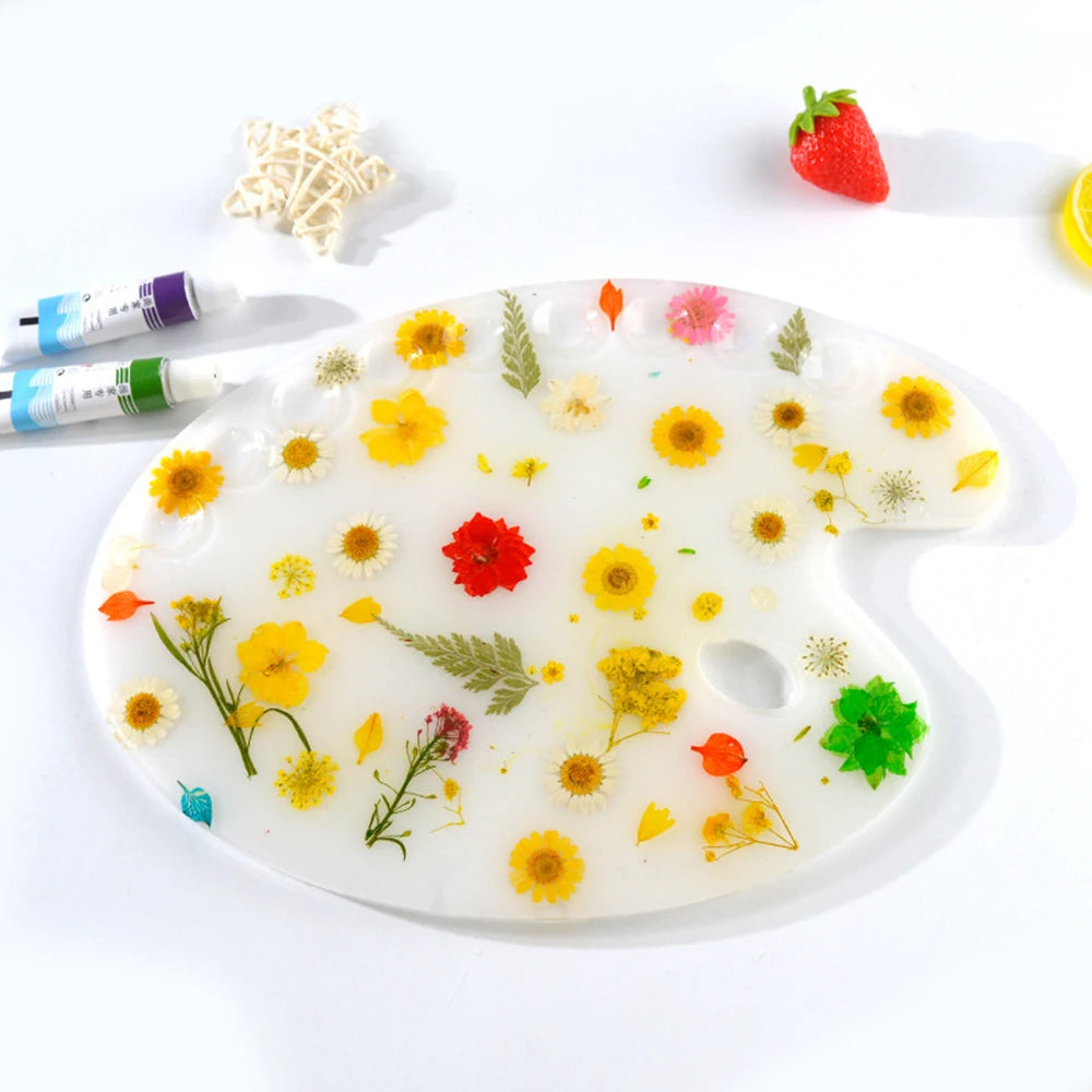 Palette Silicone Mold Art Resin Mold Dried Flower Decorative Craft