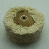 Cotton Wire Brush Wooden Metal Center Polishing Rotary Tools for Jewelry Making