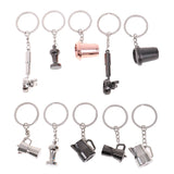 Coffee Keychain Portable Machine Pitcher Keyring Gift
