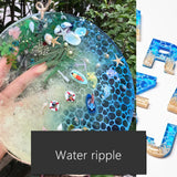 Creative Water Ripple Silicone Resin Mold for Home Decoration
