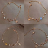 Garnet Crystal Beads Bracelet Sweet Charming High Jewelry