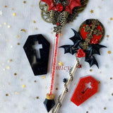 1PCS Crystal Epoxy Devil Wing bat Halloween Mould For DIY Halloween Jewelry