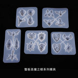 1PCS Owl Dragonfly Animal Charms Pendant Silicone Mold
