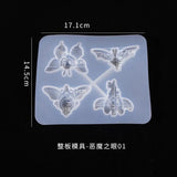 1PCS Owl Dragonfly Animal Charms Pendant Silicone Mold