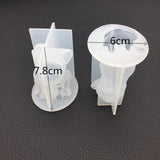 1PCS Crystal Epoxy Resin Molds 3D French Bulldog Silicone UV Resin Mould