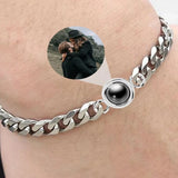 Couple Projection Bracelet Photo Titanium Steel Hand Jewelry Gift