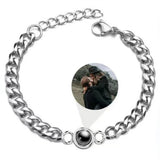 Couple Projection Bracelet Photo Titanium Steel Hand Jewelry Gift
