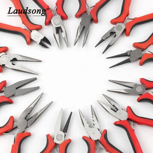 1PCS Jewelry Pliers Red Handle For Repair DIY Jewelry Making Tools