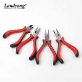1PCS Jewelry Pliers Red Handle For Repair DIY Jewelry Making Tools