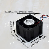 FFB0412SHN 4028 12V 0.60A High Air Flow Fan for ANTMINER AWP8 PSU Cooling