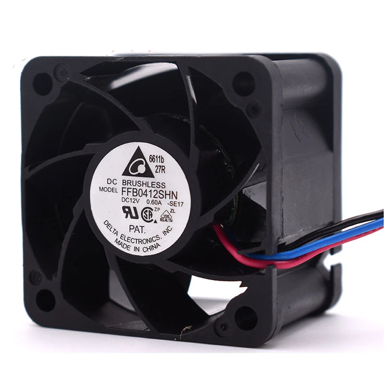 FFB0412SHN 4028 12V 0.60A High Air Flow Fan for ANTMINER AWP8 PSU Cooling