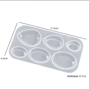 Water Drop Pendant Mold for Epoxy Resin DIY Necklace