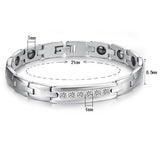 316L Titanium Steel Magnetic Therapy Health Couples Bracelet