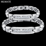 316L Titanium Steel Magnetic Therapy Health Couples Bracelet