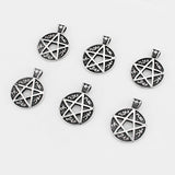 Stainless Steel Gun Star Pendant DIY Jewelry Making