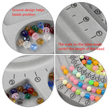 1PCS Flocked Bead Board Bracelet Necklace Beading Accessories